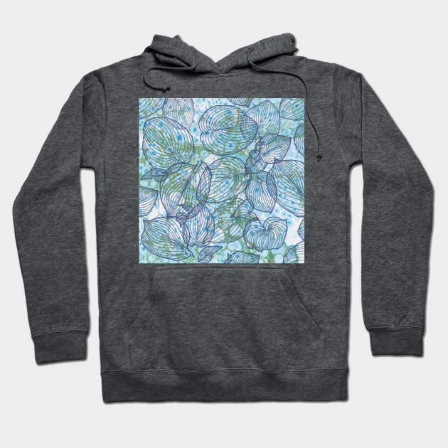 Hosta la Vista Marbled Hoodie by MarbleCloud